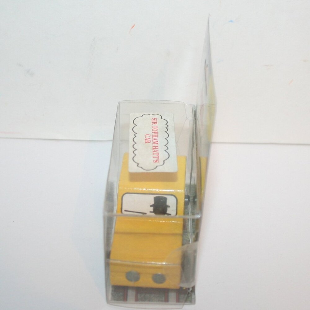 Vtg Thomas The Train and Friends Train Sir Topham Hatt's Car Wood Figure 1992 - Picture 2 of 5